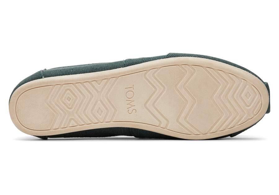 Alpargata Green Heritage Canvas Bottom Sole View Opens in a modal