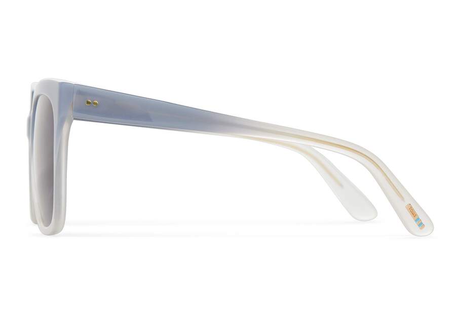 Natasha Chalky Blue Fade Handcrafted Sunglasses  Opens in a modal