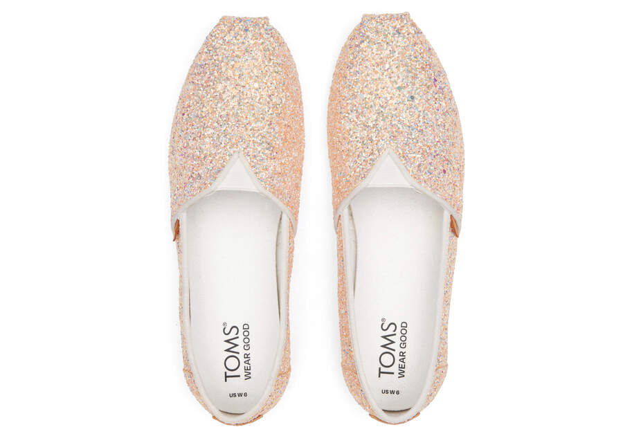 Toms women's sparkly shoes w7