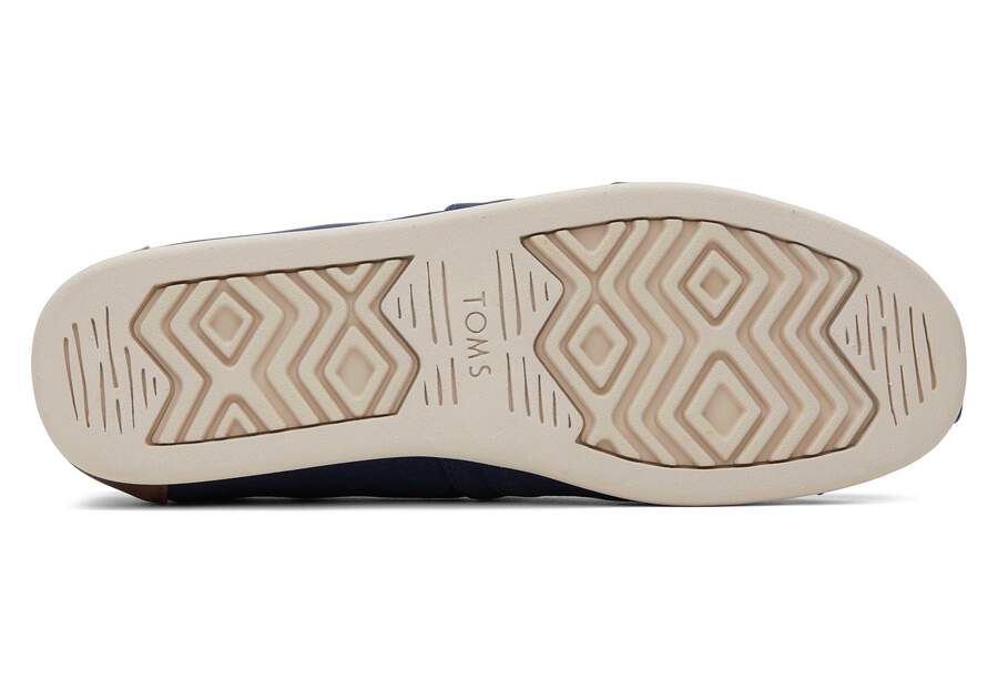 Alpargata Navy Synthetic Trim Bottom Sole View Opens in a modal