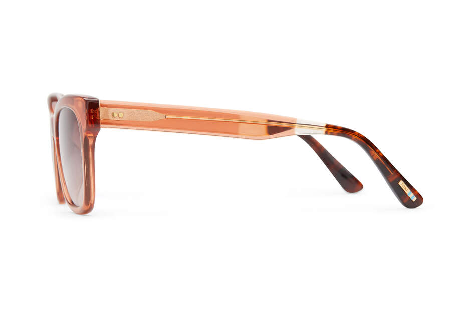Margot Terracotta Handcrafted Sunglasses  Opens in a modal