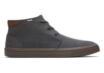 Carlo Mid Graphite Heritage Canvas Lace-Up Sneaker