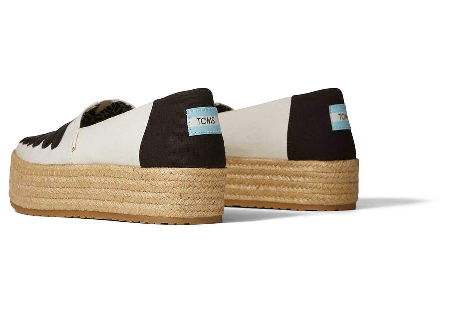Valencia Platform Espadrille Back View Opens in a modal