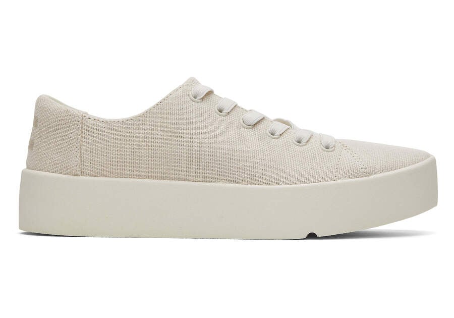 Verona Natural Sneaker Side View Opens in a modal
