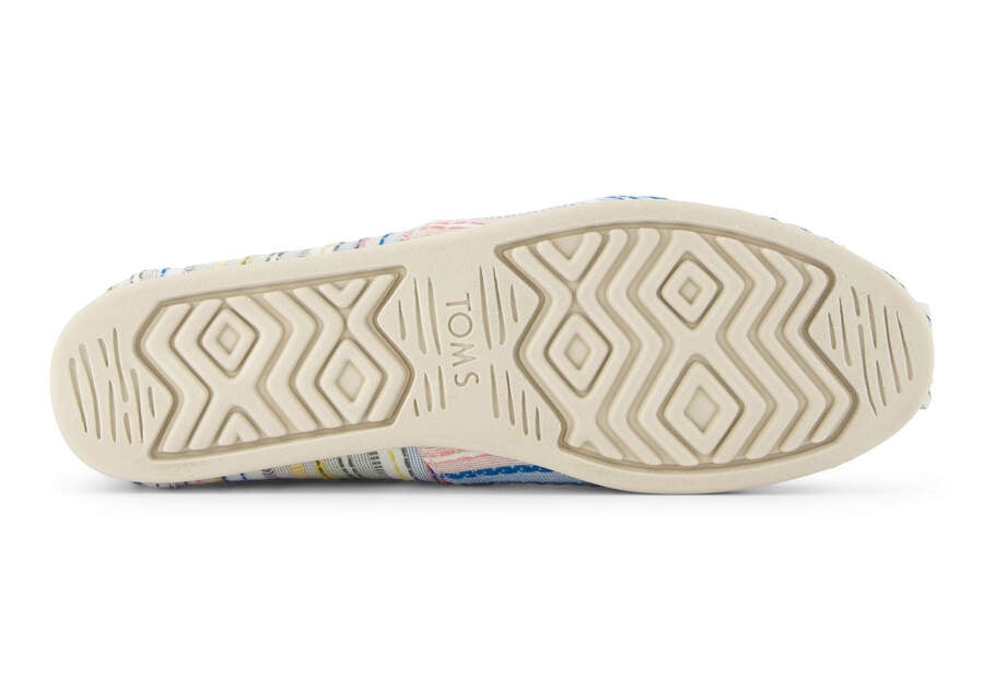 Alpargata Grey Stitched Stripes Bottom Sole View Opens in a modal