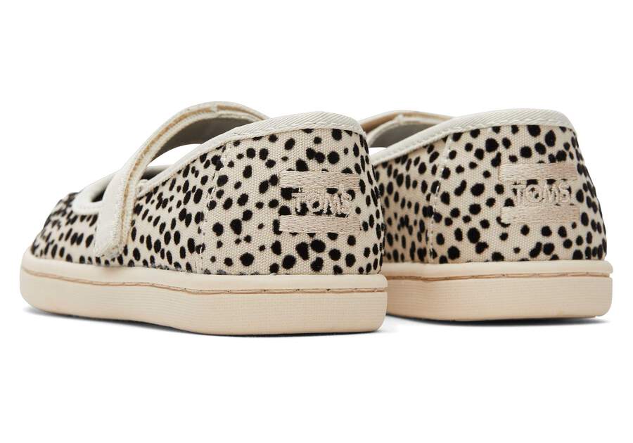 Mary Jane Mini Cheetah Print Toddler Shoe Back View Opens in a modal