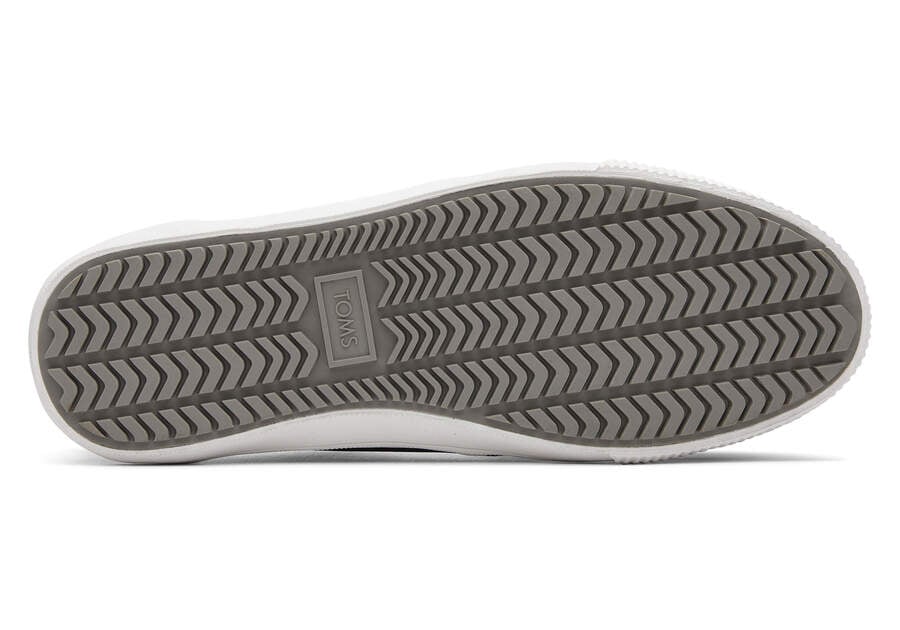 Carlo Terrain Black Leather Water Resistant Sneaker Bottom Sole View