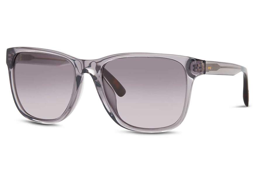 Austin Grey Handcrafted Sunglasses Side View Opens in a modal