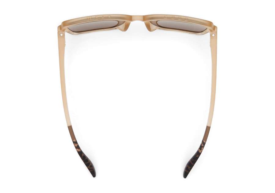 Athena Oatmilk Traveler Sunglasses Top View Opens in a modal