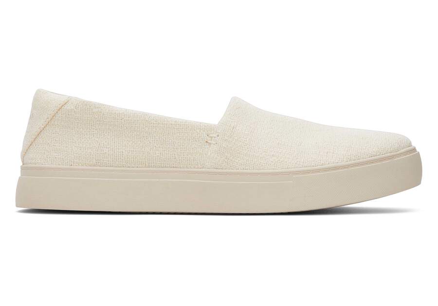 Kameron Natural Slip On Sneaker Side View Opens in a modal