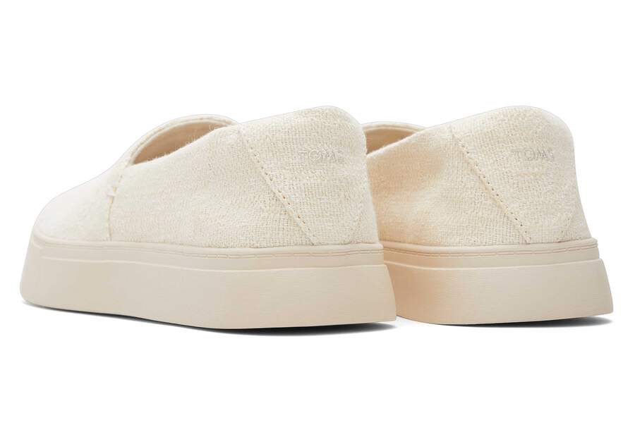 Kameron Natural Slip On Sneaker Back View Opens in a modal