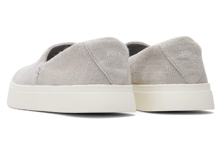 Kameron Grey Slip On Sneaker Back View Opens in a modal