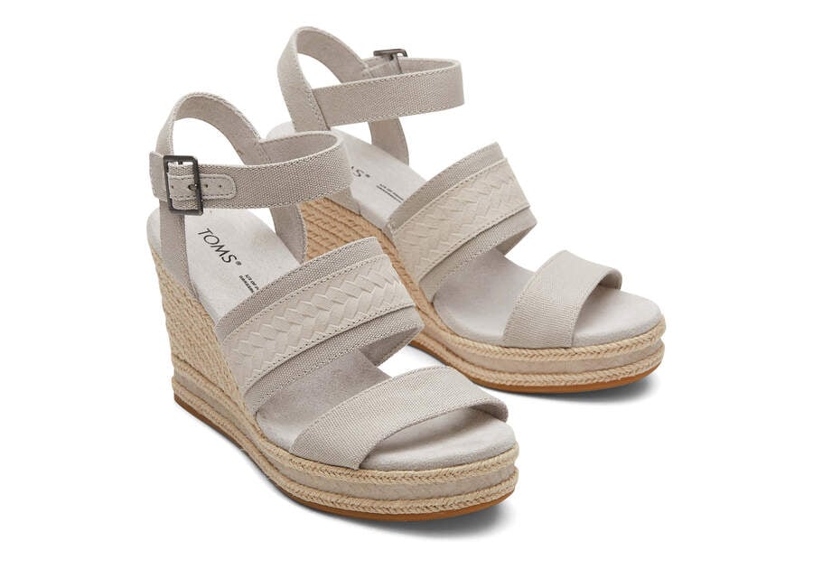 Madelyn Wedge Sandal Front View Opens in a modal