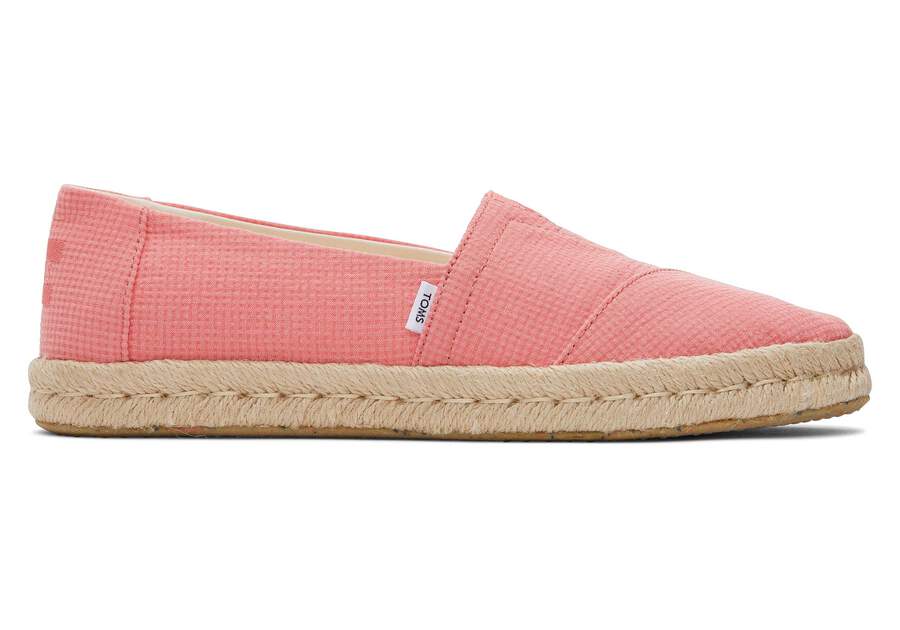 Alpargata Rope 2.0 Pink Espadrille Side View Opens in a modal