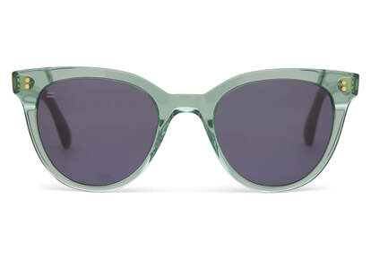 Marlowe Jade Handcrafted Sunglasses