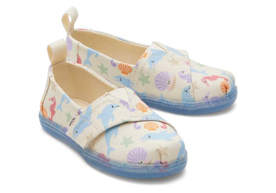 Alpargata Ocean Friends Toddler Shoe Front View Opens in a modal