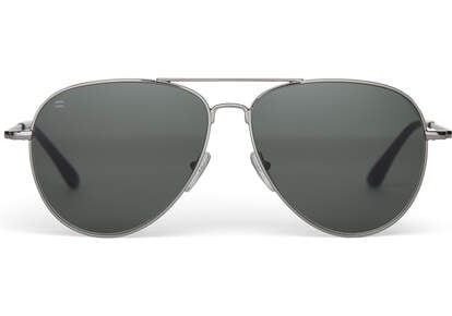 Hudson Gunmetal Handcrafted Sunglasses