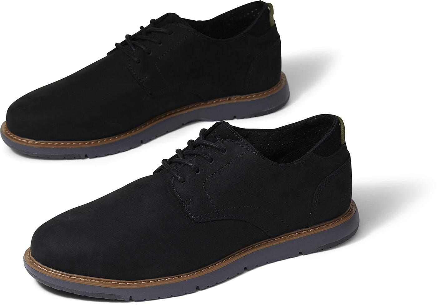 water resistant black suede mens navi oxford dress shoes | TOMS