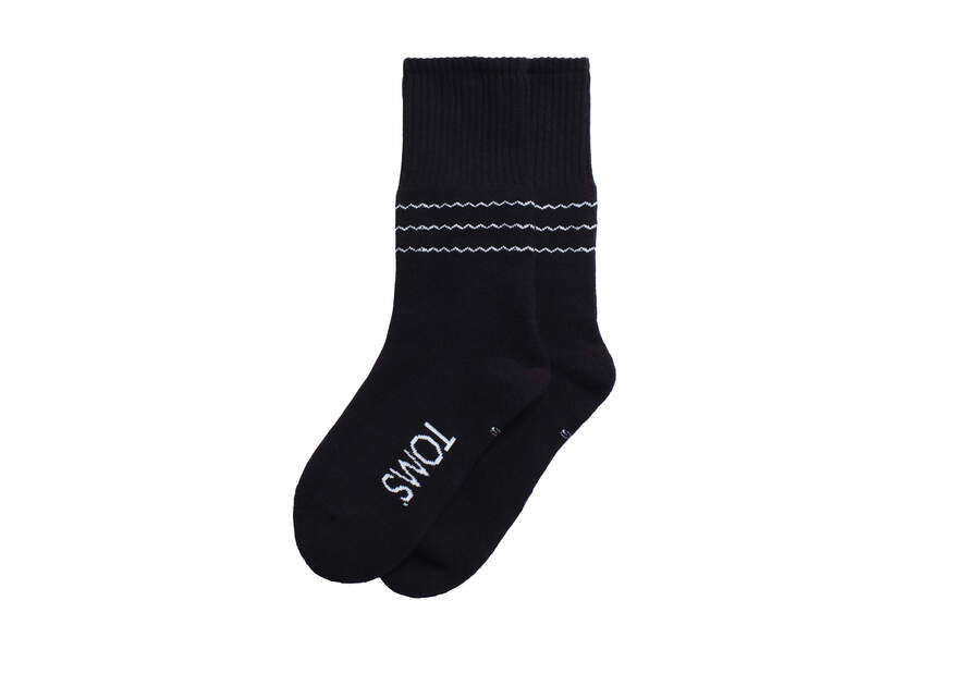 TOMS X KROST Crew Socks Front View Opens in a modal