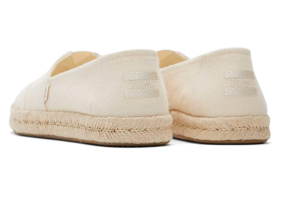 Alpargata Rope 2.0 Natural Recycled Cotton Espadrille Back View Opens in a modal