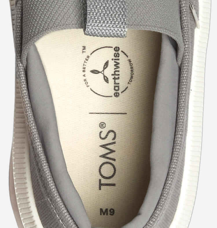 Top view of insole.