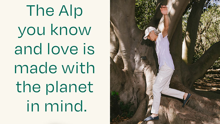 The Alp you know and love is made with the planet in mind.