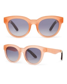 Florentin Peach Traveler Sunglasses shown.