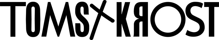 TOMS X KROST logo lockup.