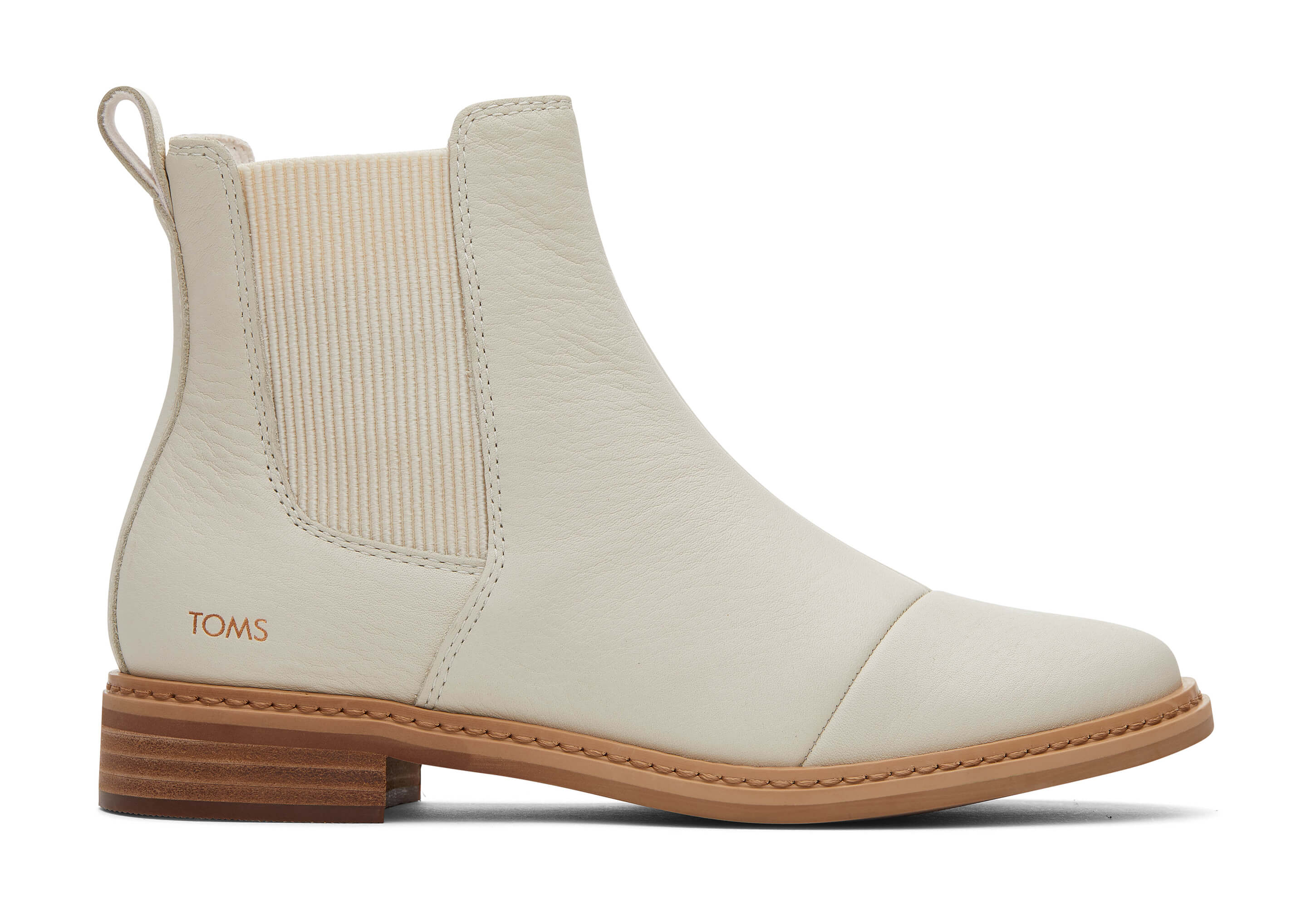 Women's Natural Leather Charlie Boots | TOMS