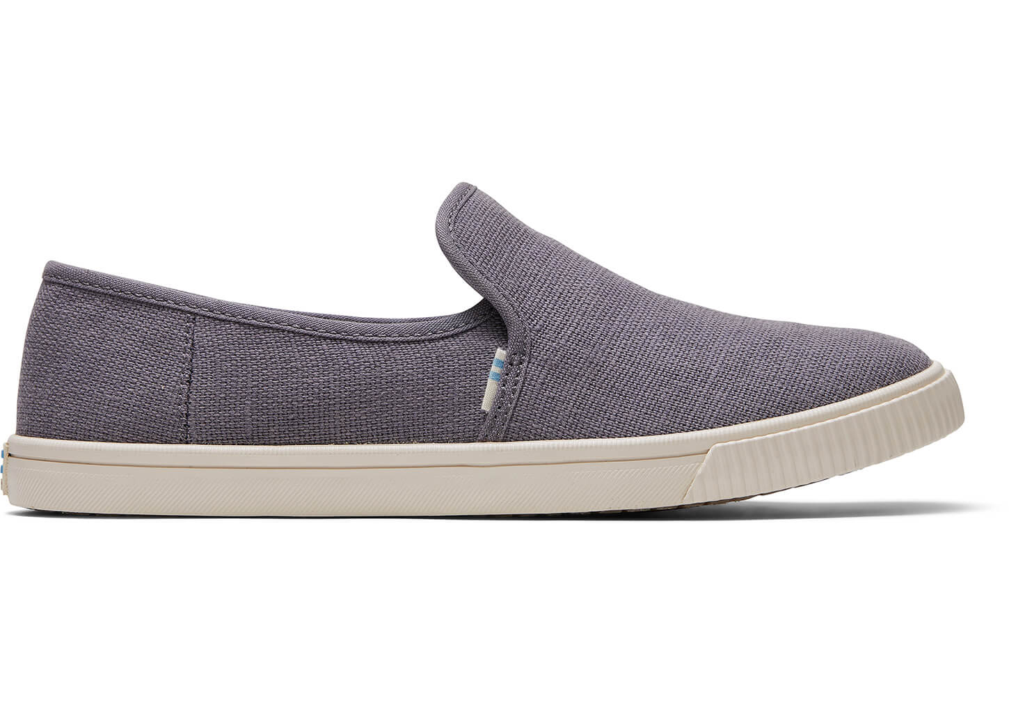 gray canvas slip on shoes