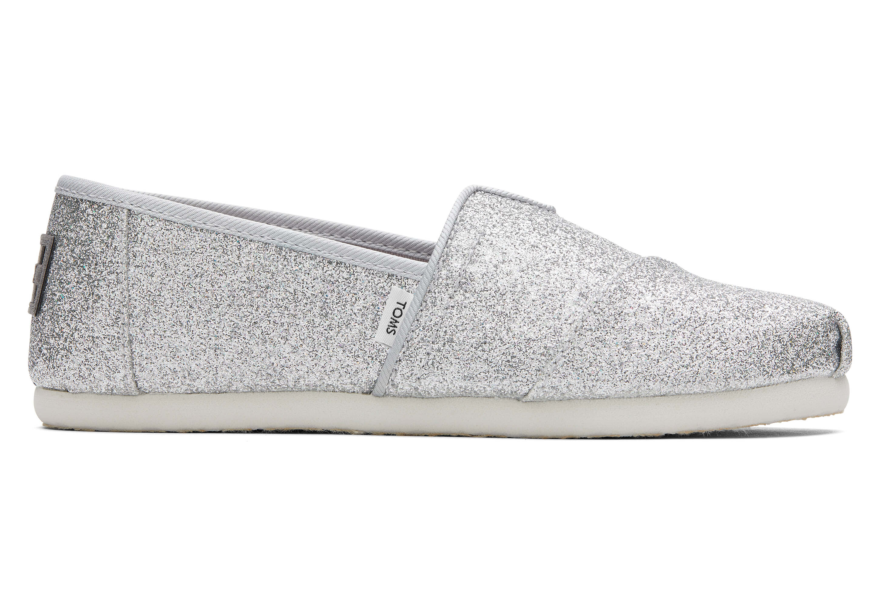 toms silver sneakers