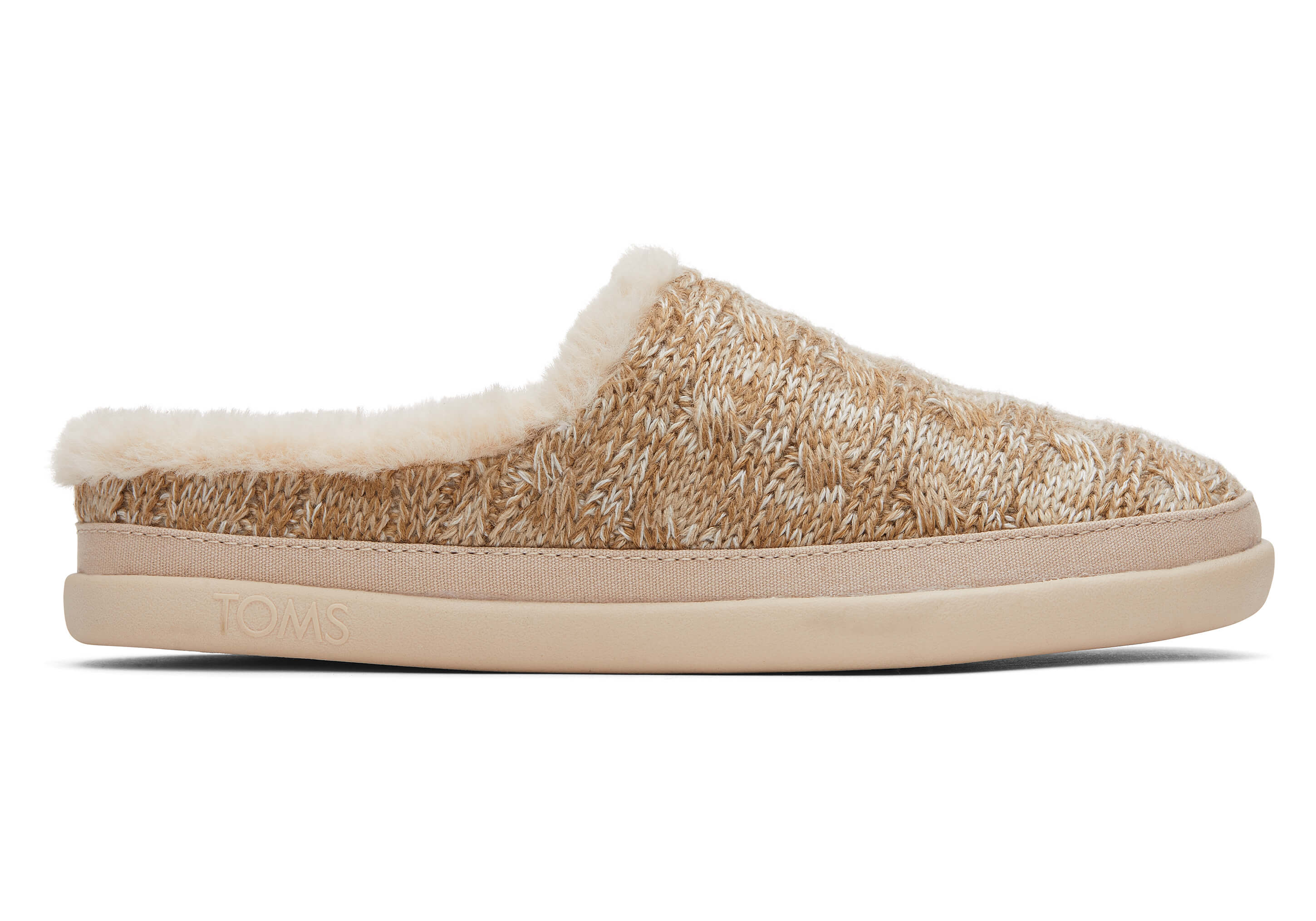 Women's Brown Cable Slipper |