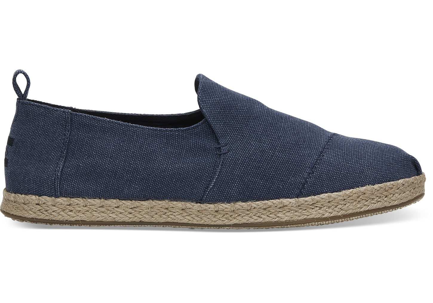 Navy Washed Canvas Mens Deconstructed 
