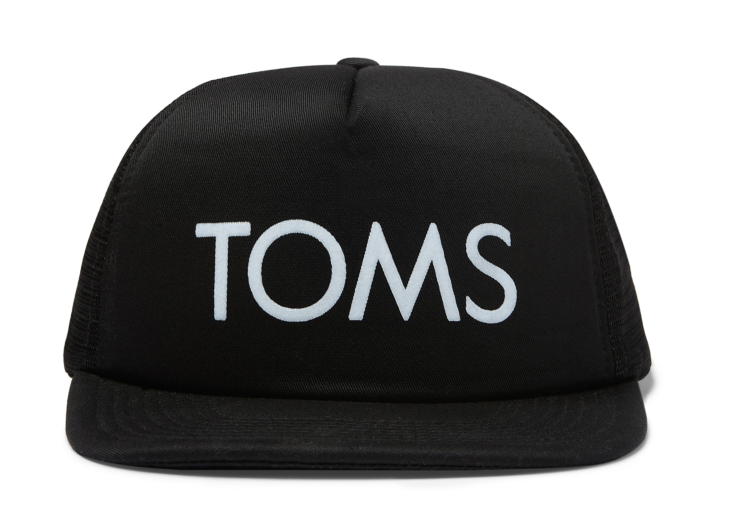 Image of TOMS Black Trucker Hat