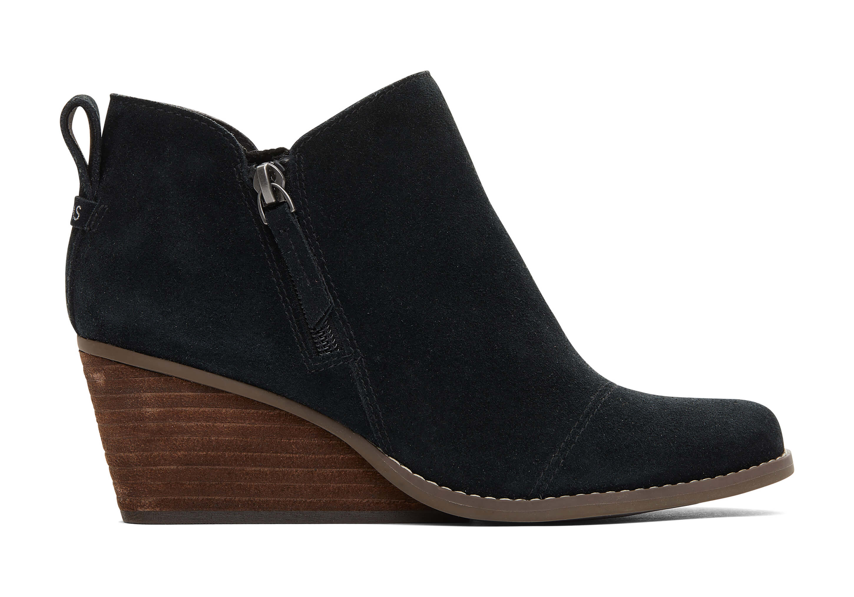 Women's Black Suede Goldie Boots, Size 6.5 | Toms Official Site - Shoes, Accessories, & Apparel